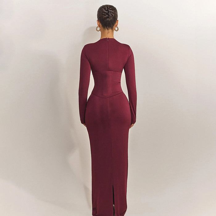 Ziva Maxi Dress - Red