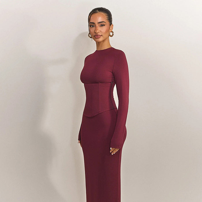 Ziva Maxi Dress - Red