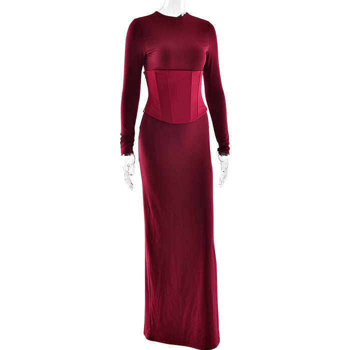 Ziva Maxi Dress - Red