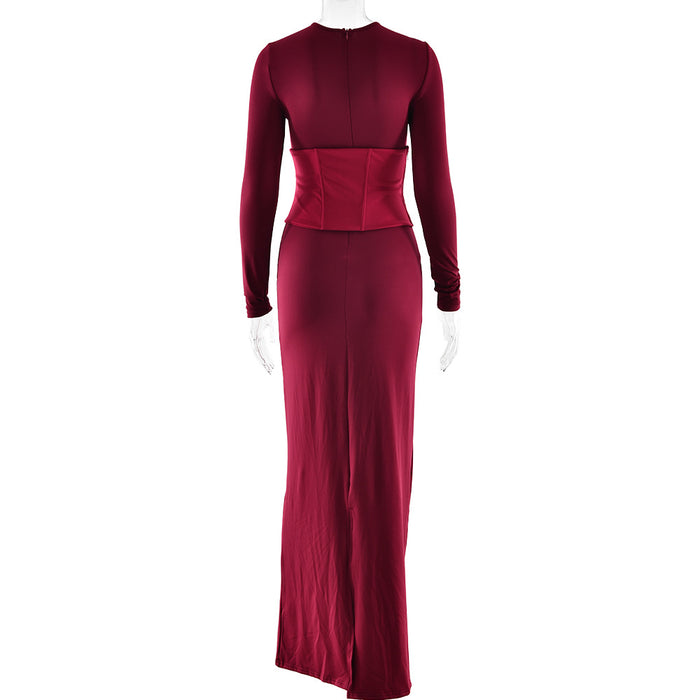 Ziva Maxi Dress - Red